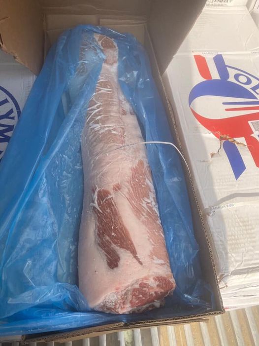 cốt lết heo đông lạnh nhập khẩu canada