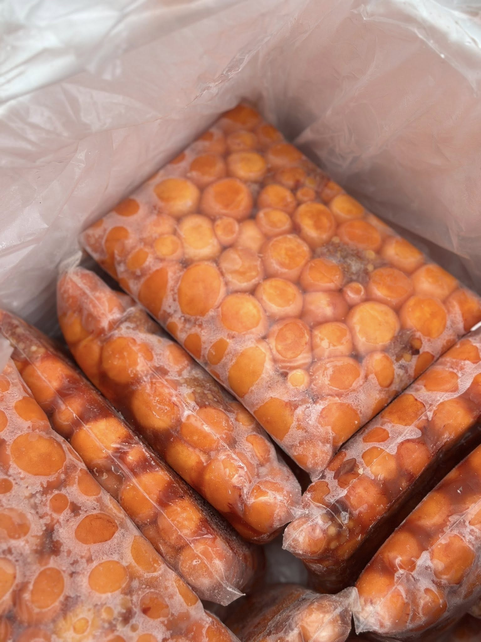 Trứng gà non đông lạnh giá sỉ