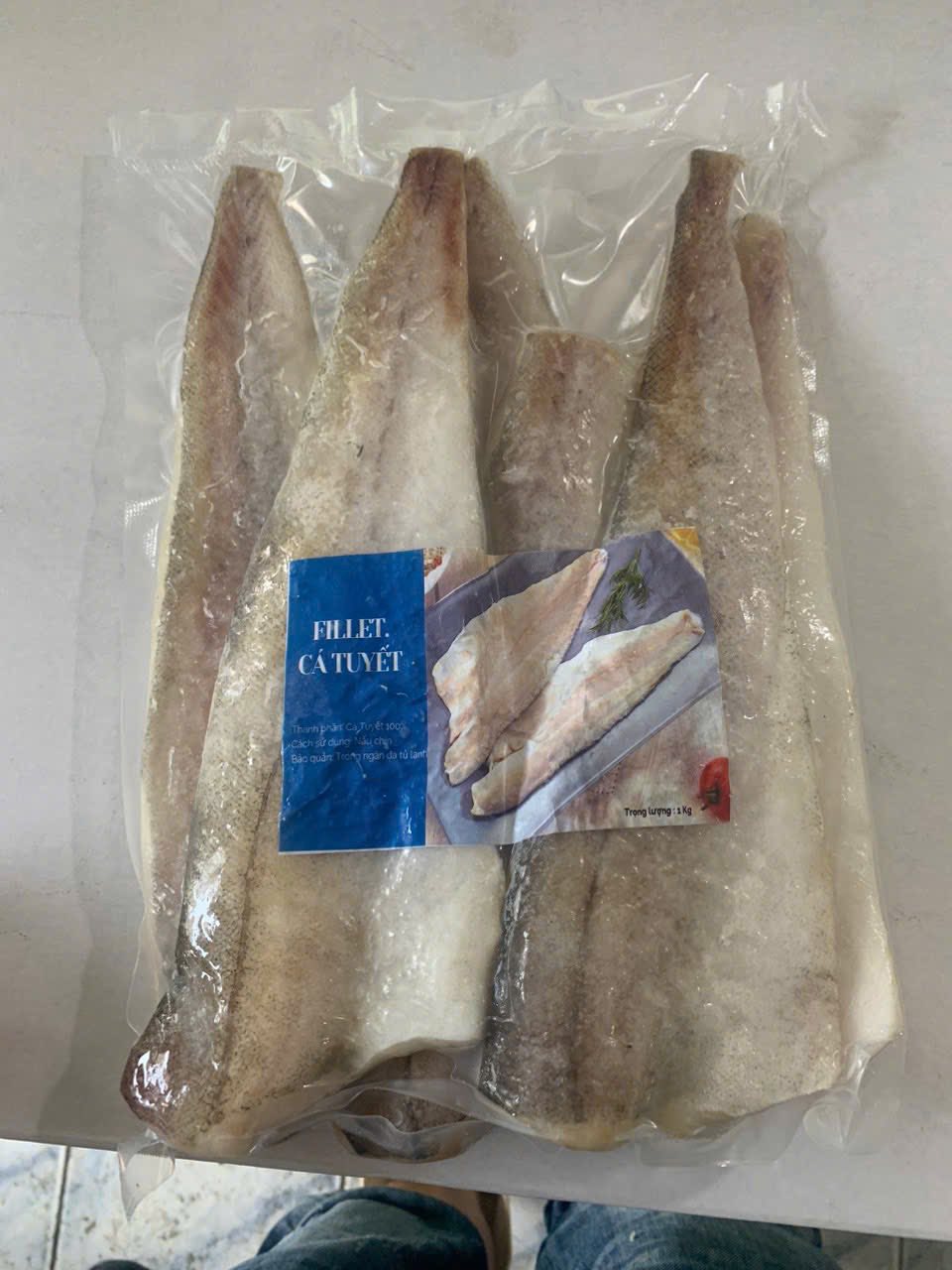 Cá tuyết phi lê đông lạnh nhập khẩu