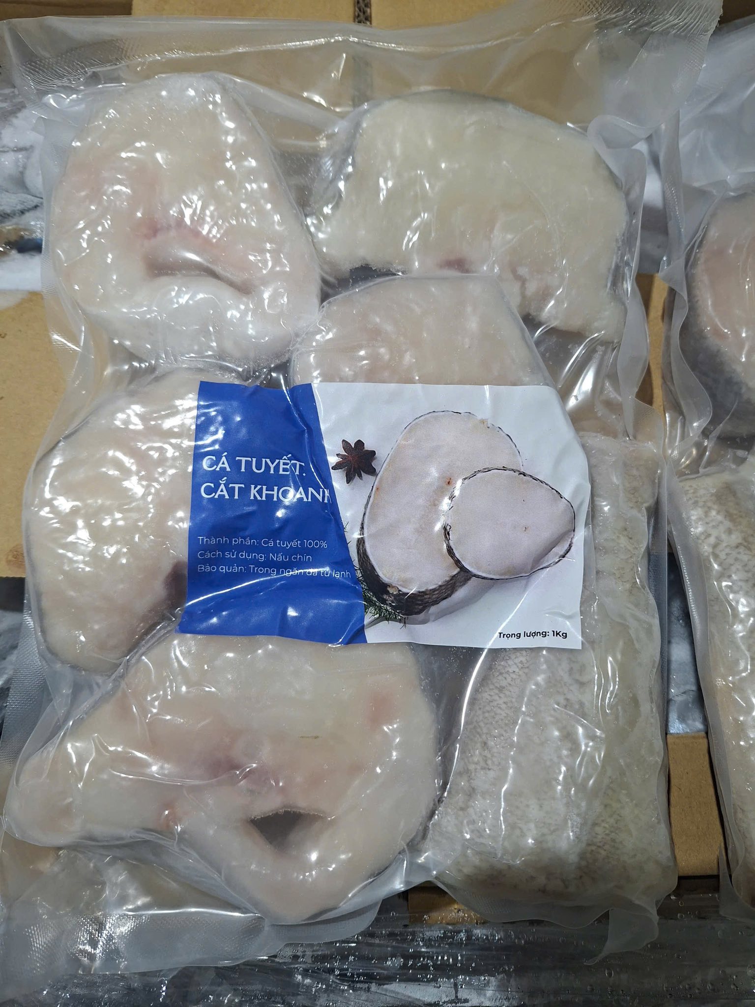 Cá tuyết phi lê đông lạnh nhập khẩu