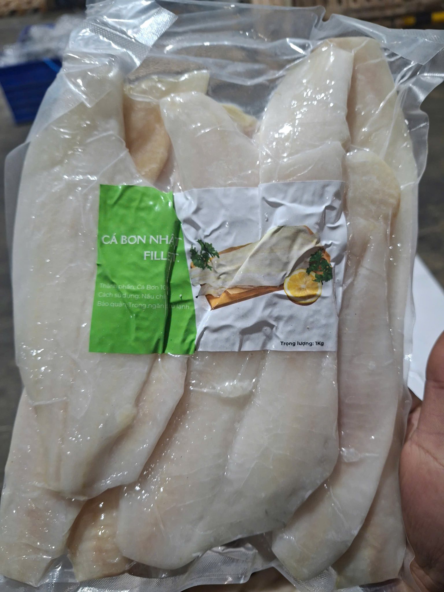 Cá bơn phi lê đông lạnh nhập khẩu