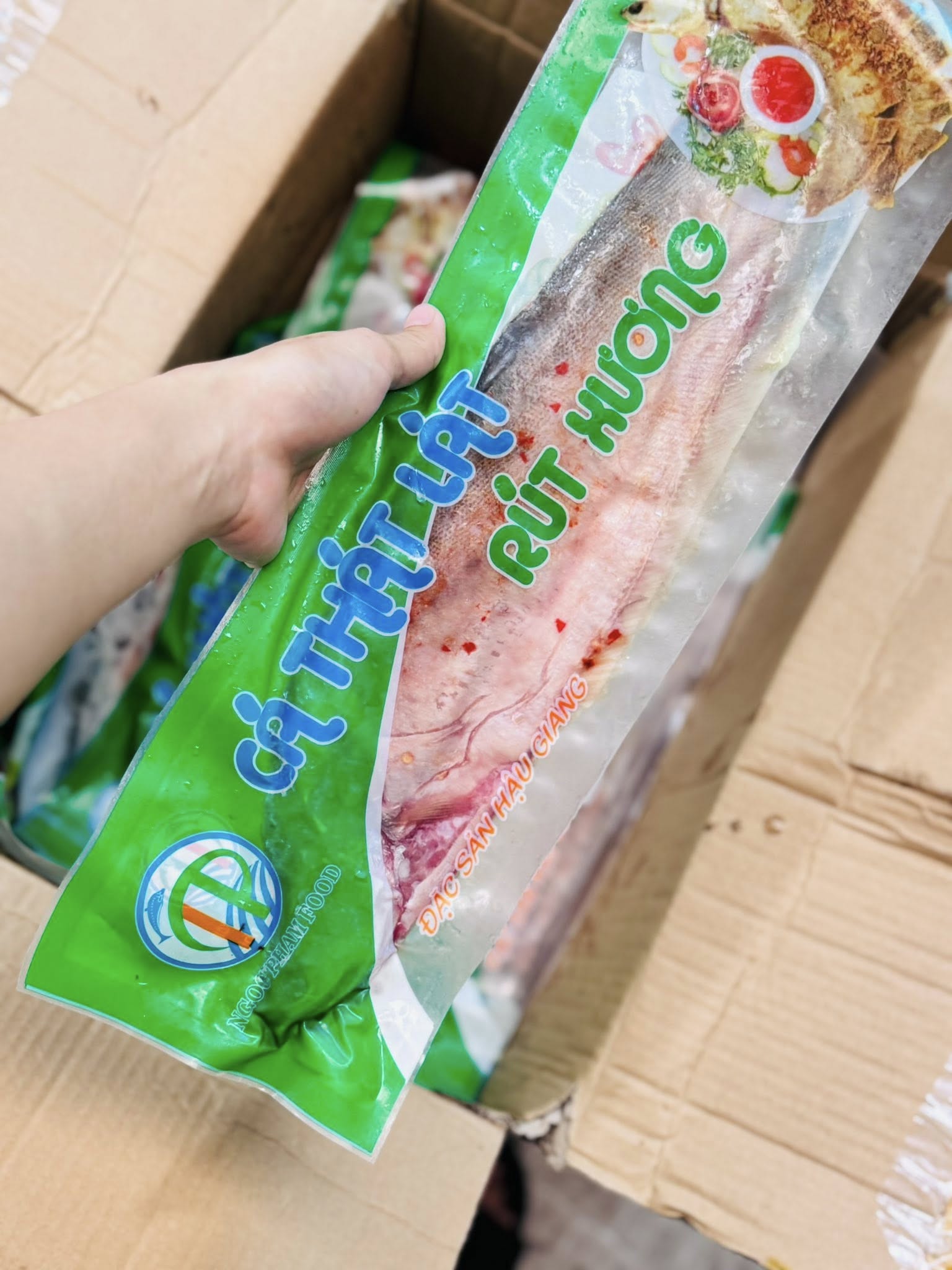 Cá thát lát rút xương đông lạnh