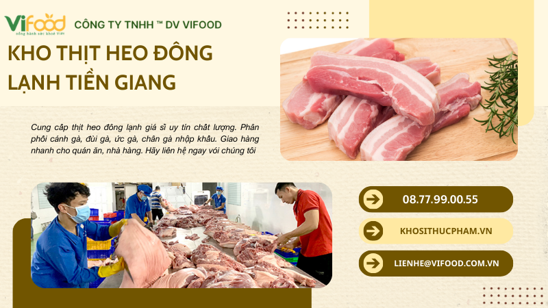Thịt heo nhập khẩu giá sỉ Tiền Giang
