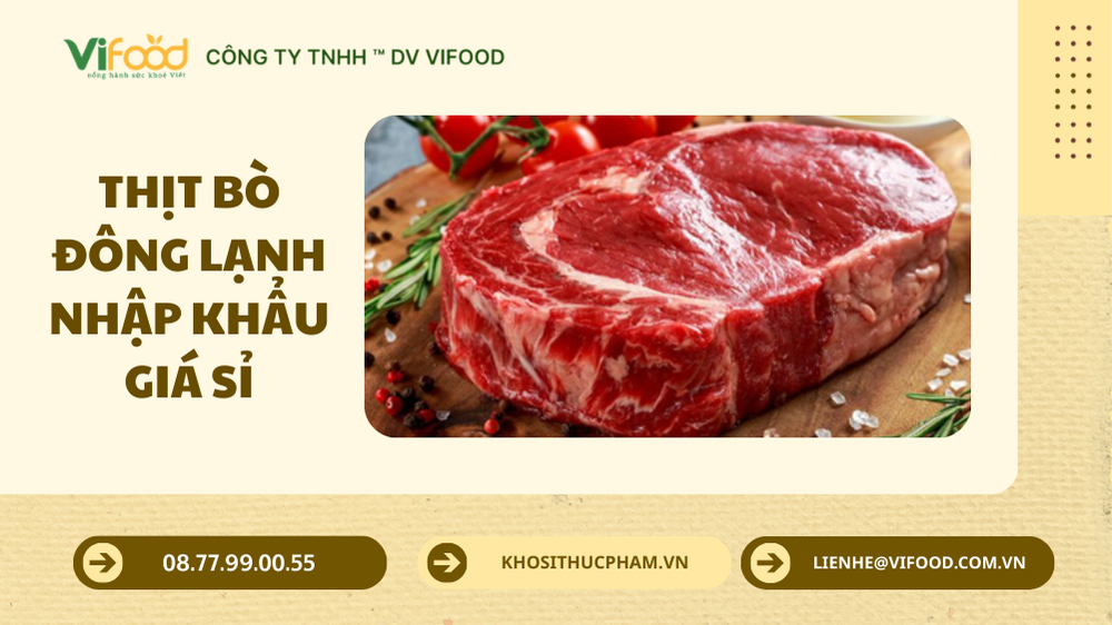 Kho thịt bò đông lạnh tại Bạc Liêu