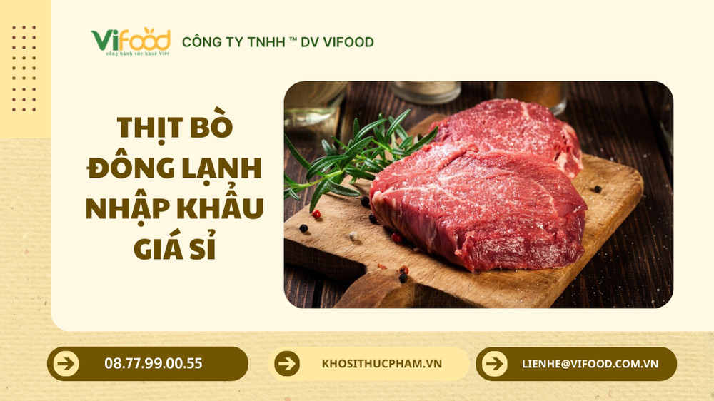 Địa chỉ bán thịt bò đông lạnh tại Kiên Giang