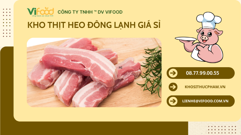 Kho thịt heo đông lạnh giá sỉ Đồng Nai