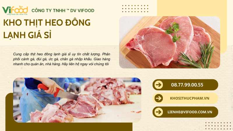 Thịt heo nhập khẩu giá sỉ Vũng Tàu